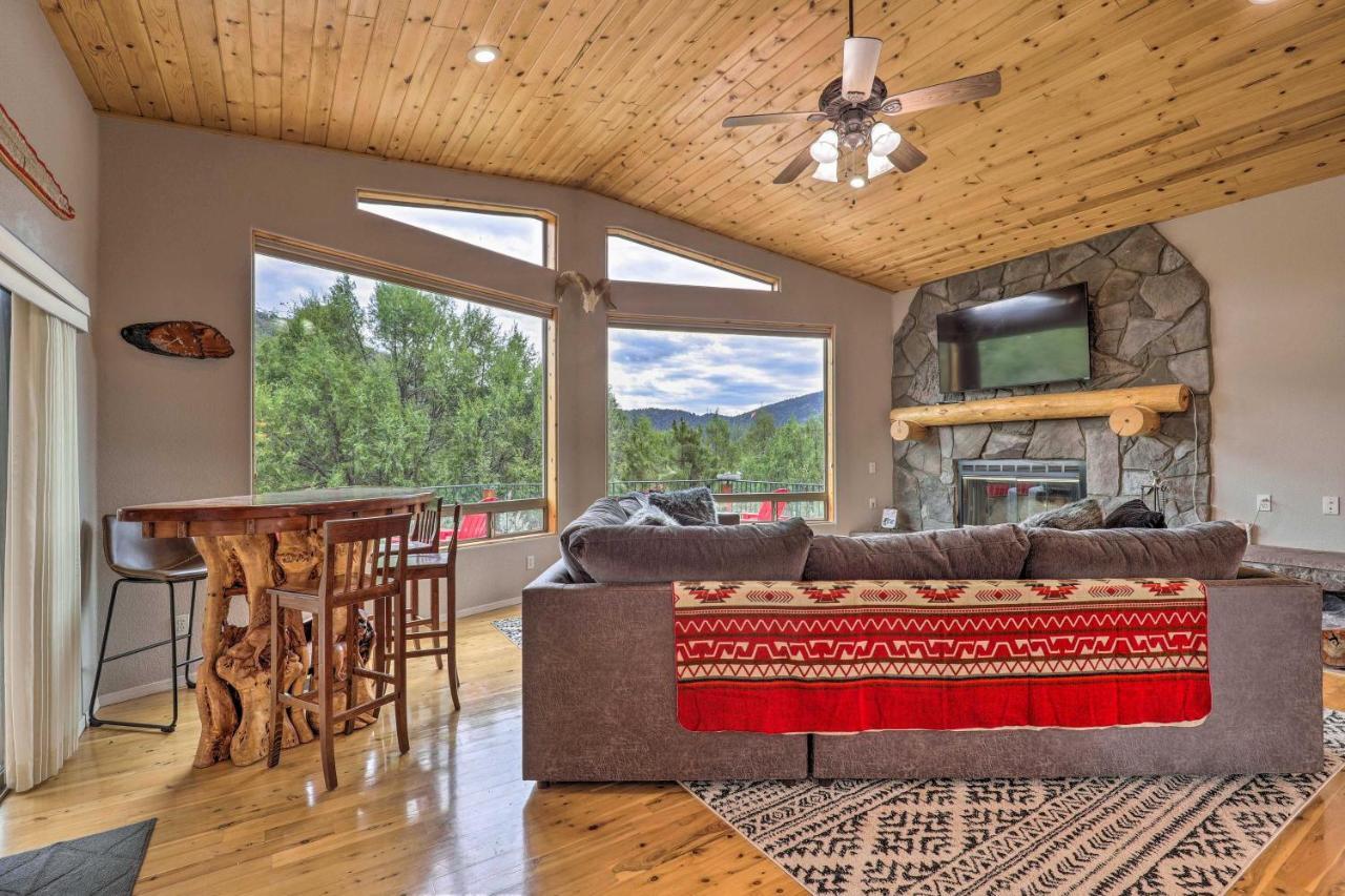 Elkwood Lodge Star Valley Cabin With Hot Tub Payson Eksteriør bilde